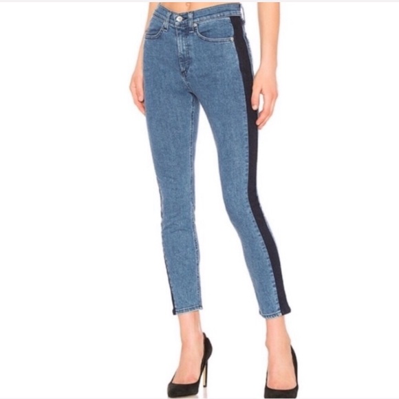 RAG & BONE Mazie Double Indigo Tuxedo skinny - Picture 3 of 16